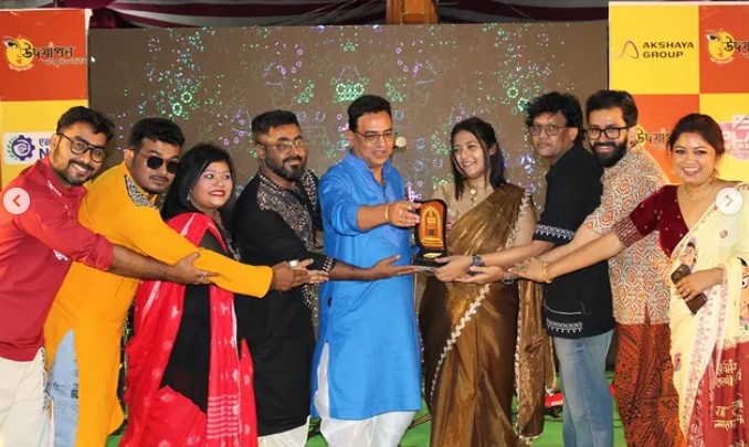 Durga Puja show at Udjapon Sanskritik Samiti on Maha Ashtami 2025