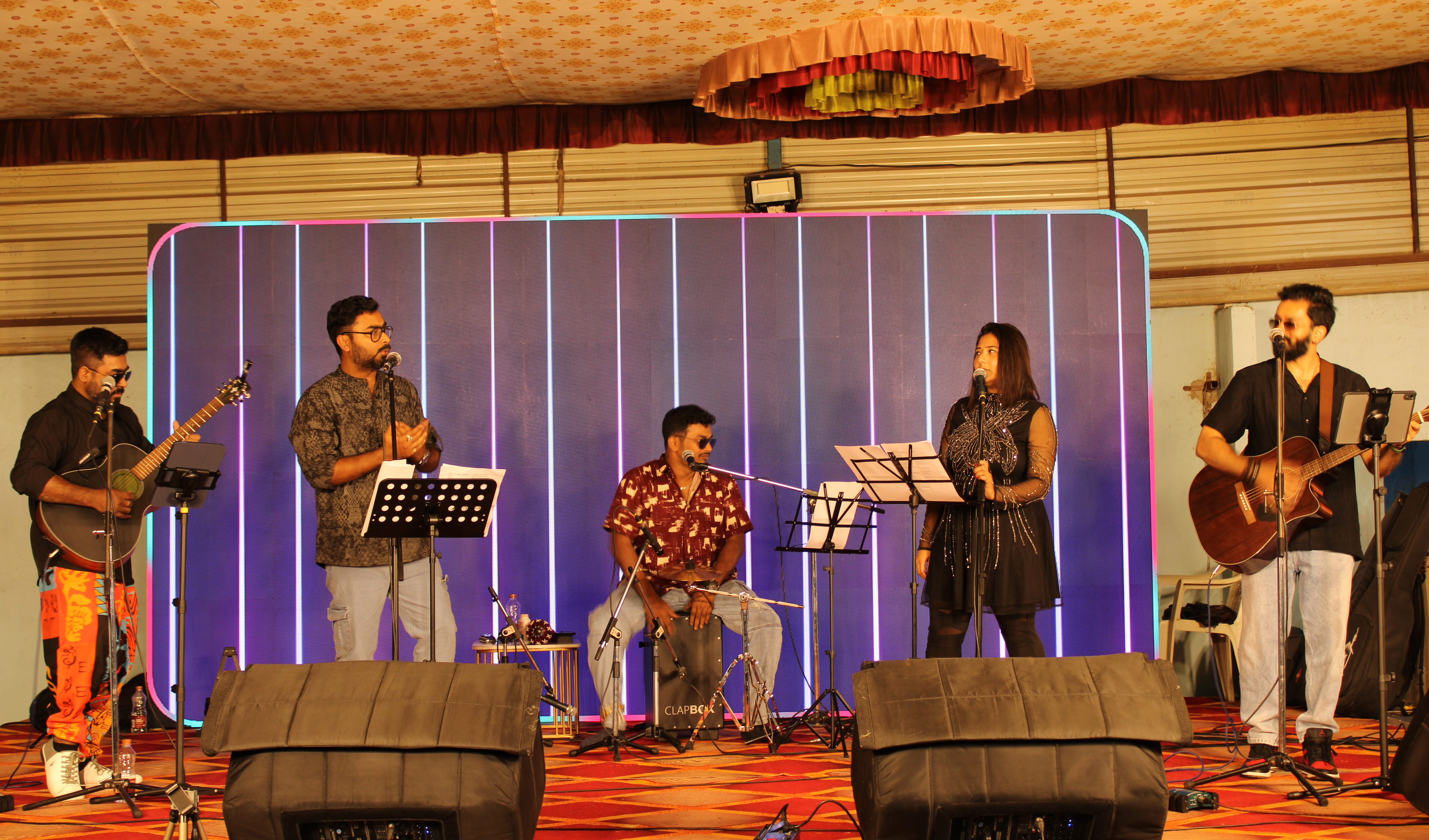 Durga Puja show at Agomoni on Maha Saptami 2025
