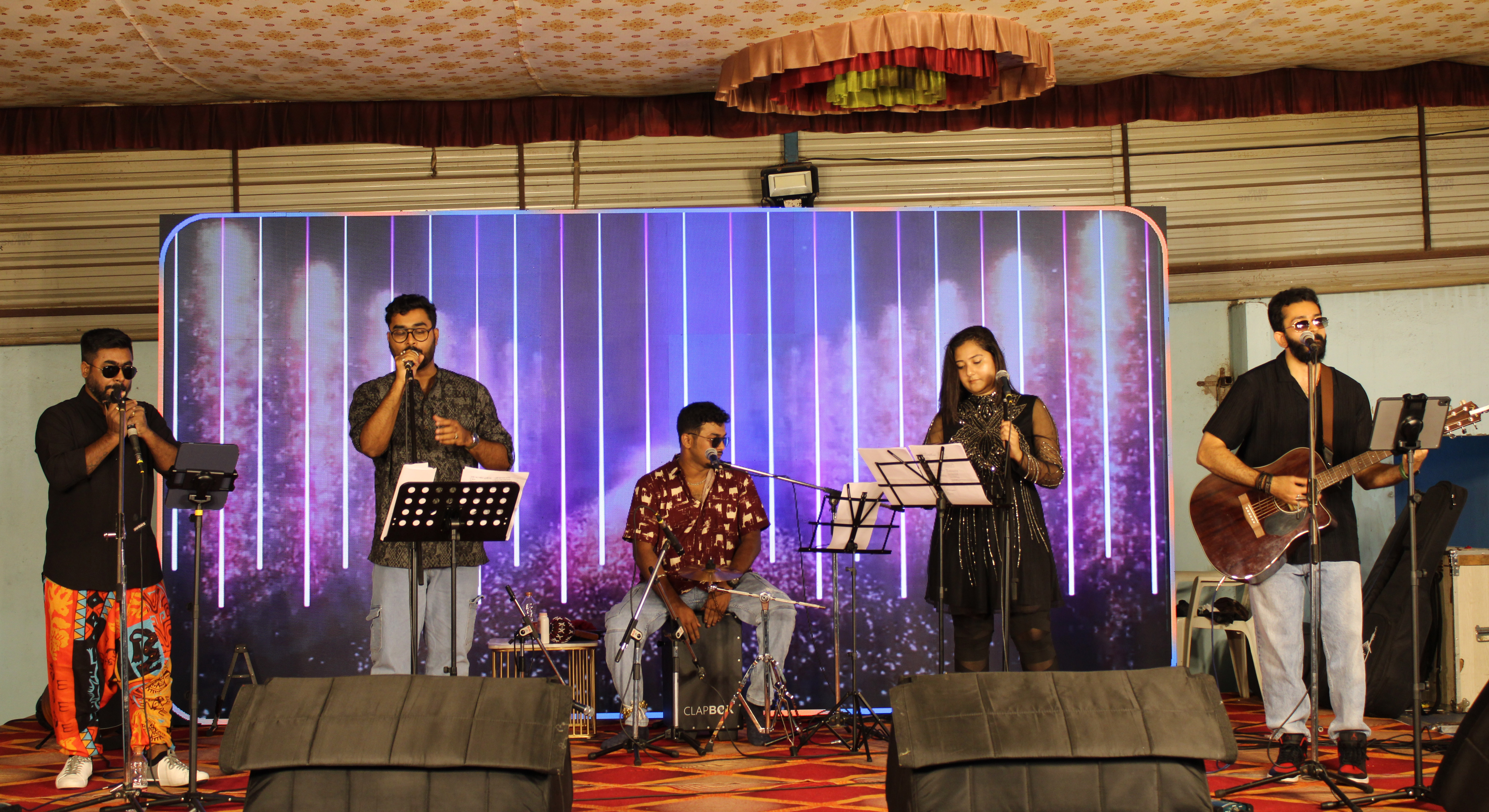 Durga Puja show at Agomoni on Maha Saptami 2025