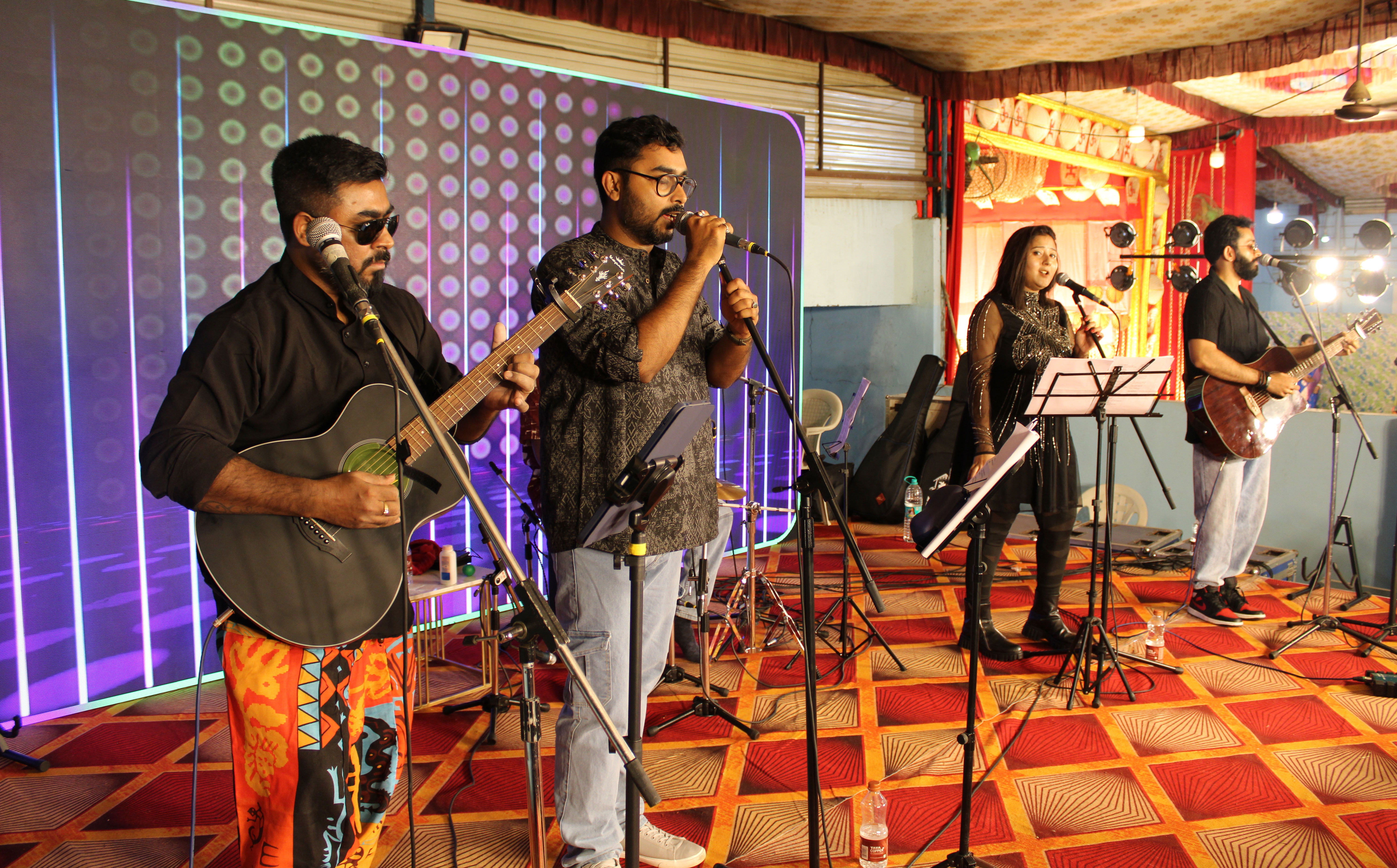 Durga Puja show at Agomoni on Maha Saptami 2025