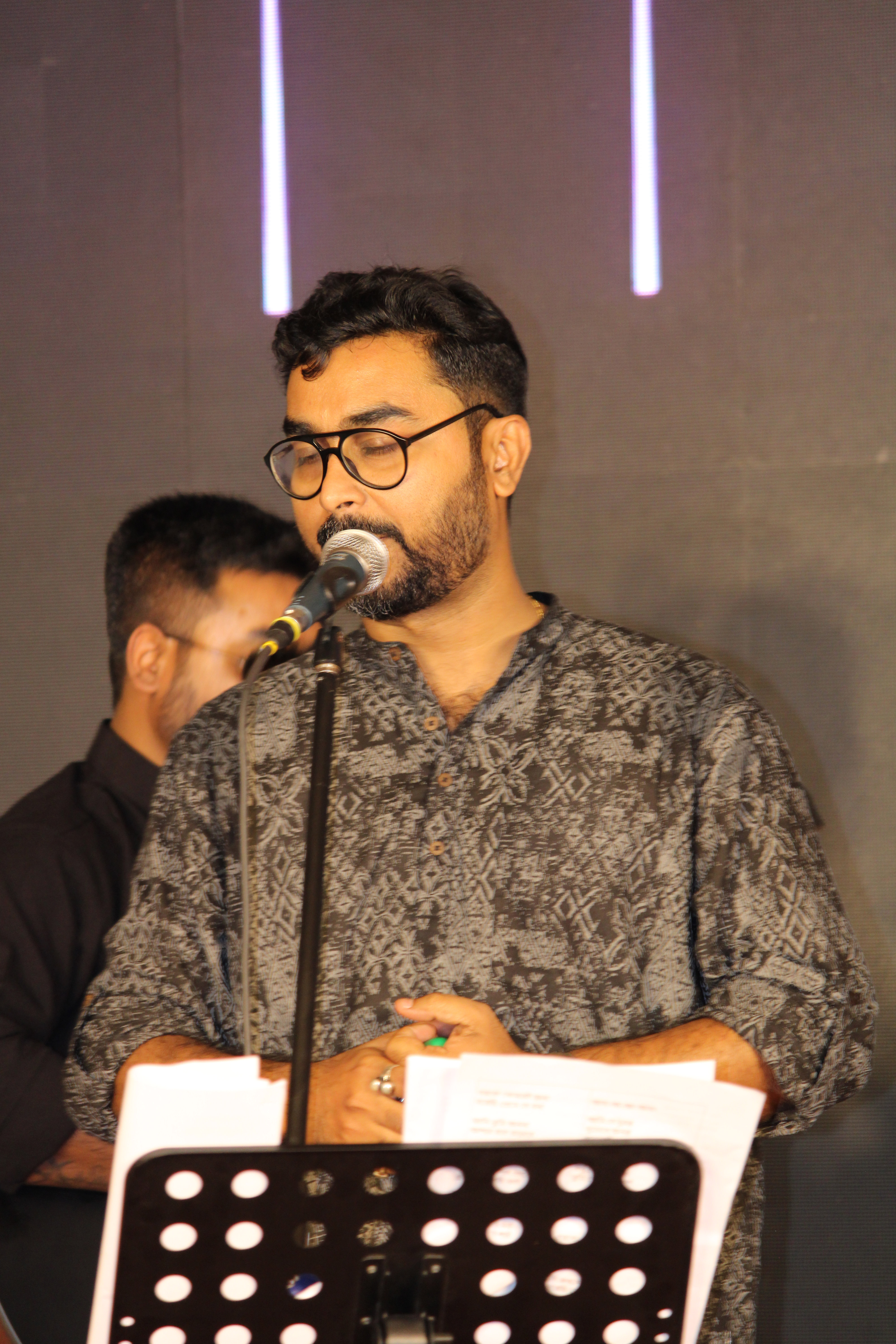 Durga Puja show at Agomoni on Maha Saptami 2025